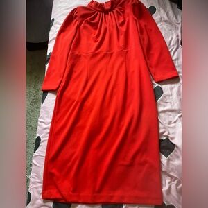 Calvin Klein Vibrant Red Dress